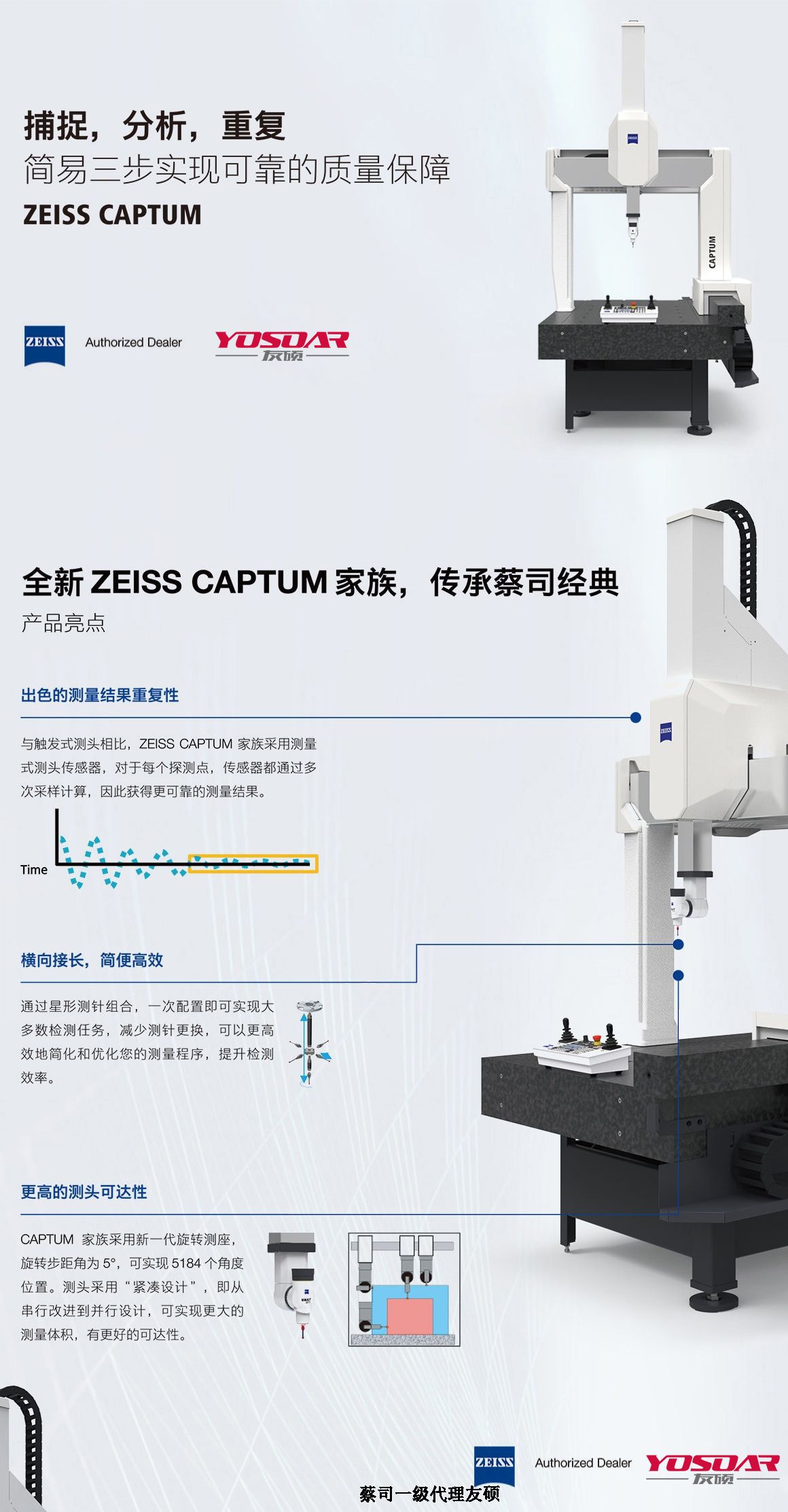 澄迈蔡司三坐标CAPTUM